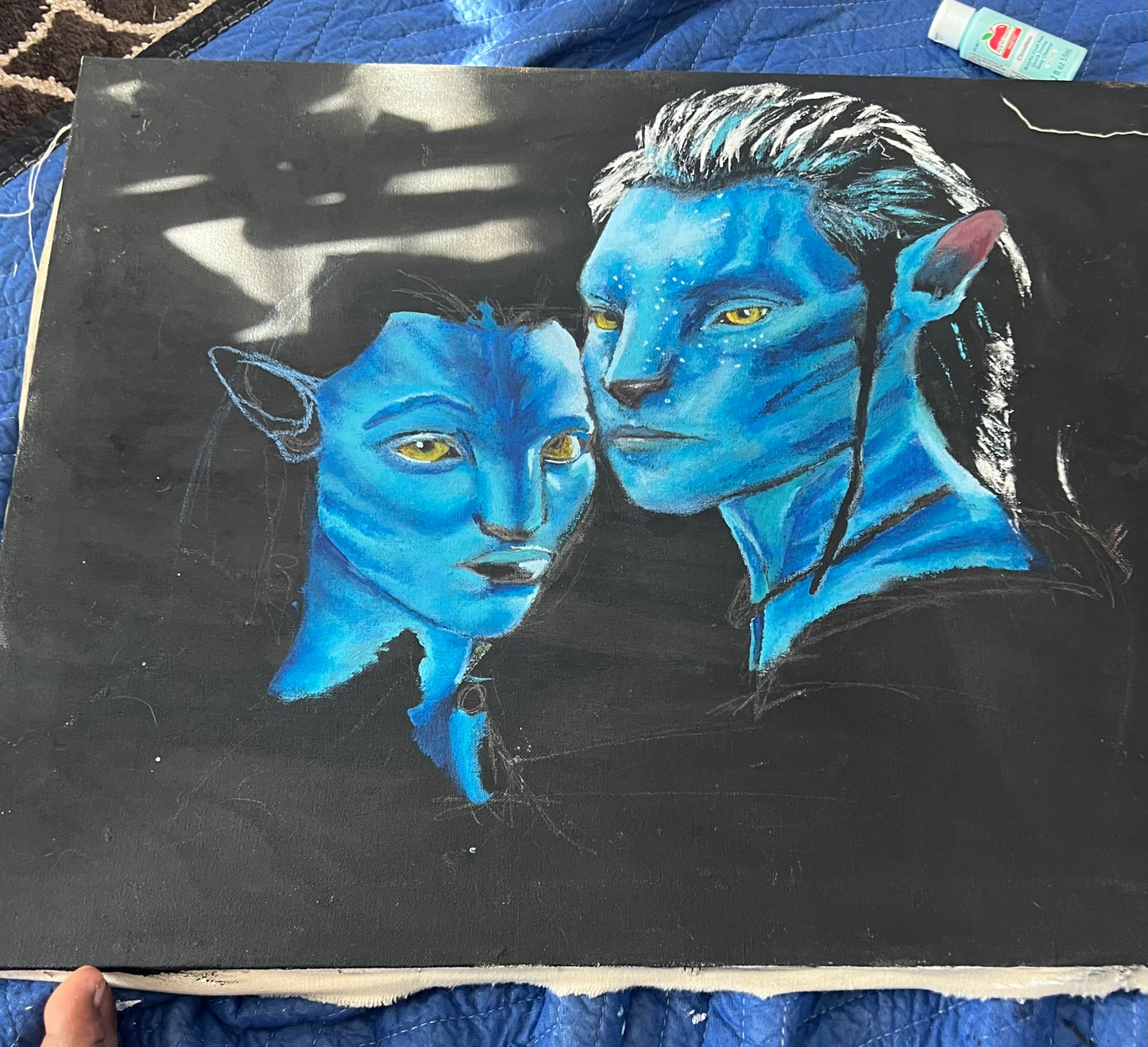 The love in blue
