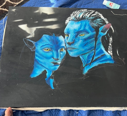 The love in blue